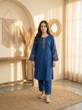 Embroidered Soft Cotton 3-Piece Suit
