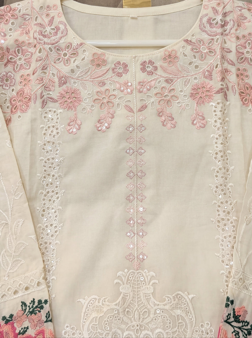 3 Piece Luxury Lawn Suit- Heavy Embroidered (Pret)