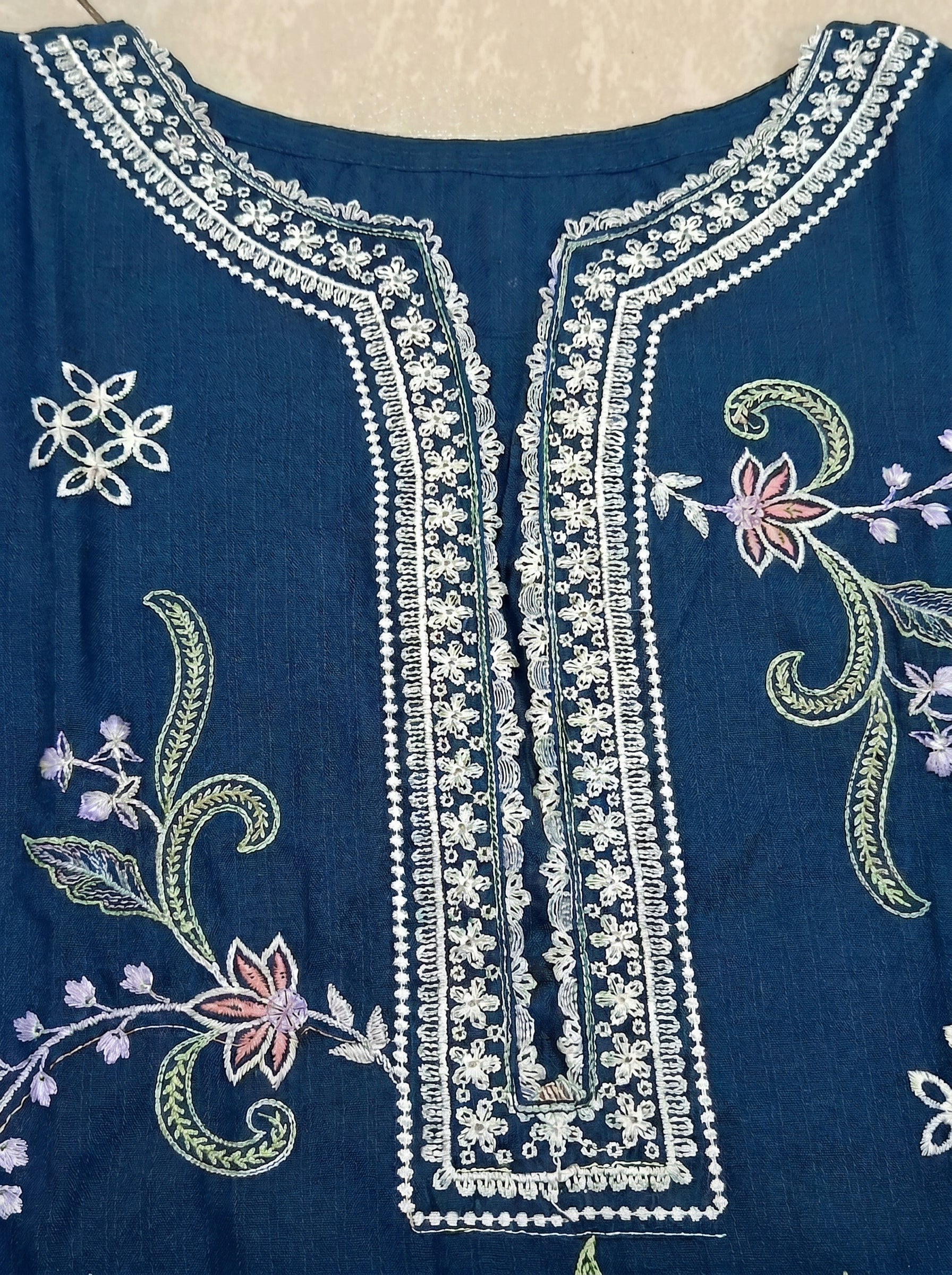 3 Piece Summer Cotton suit-Embroidered (Pret)