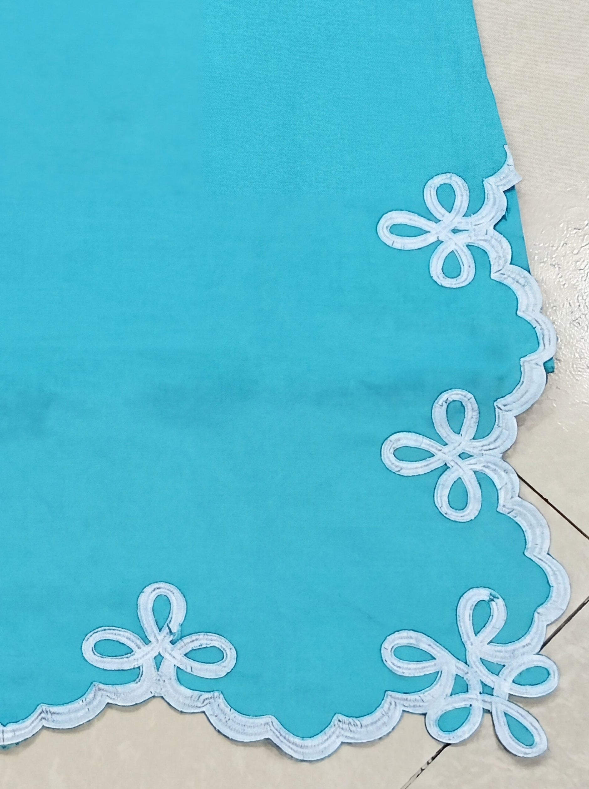 2 Piece Summer Cotton Suit-Embroidered(Pret)