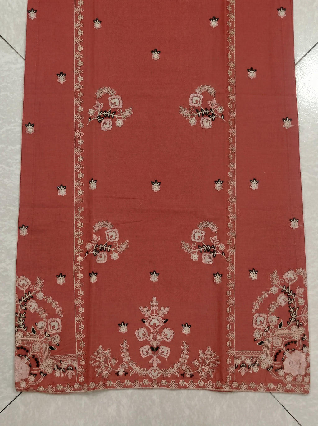2 Piece Cotton Suit-Embroidered (Pret)
