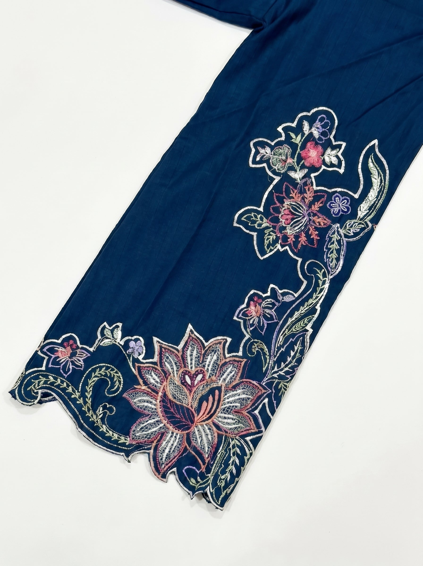 3 Piece Summer Cotton suit-Embroidered (Pret)