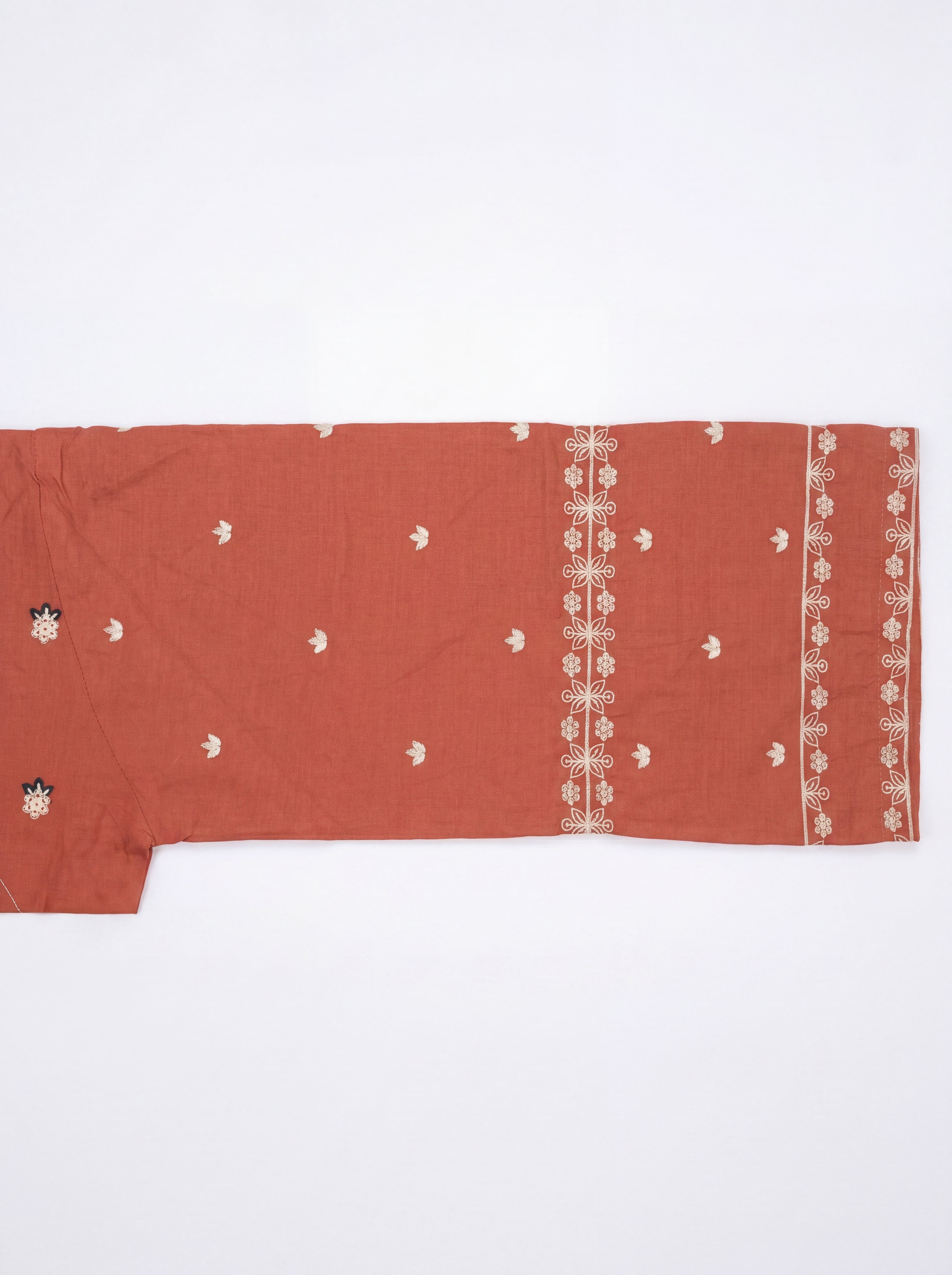2 Piece Cotton Suit-Embroidered (Pret)